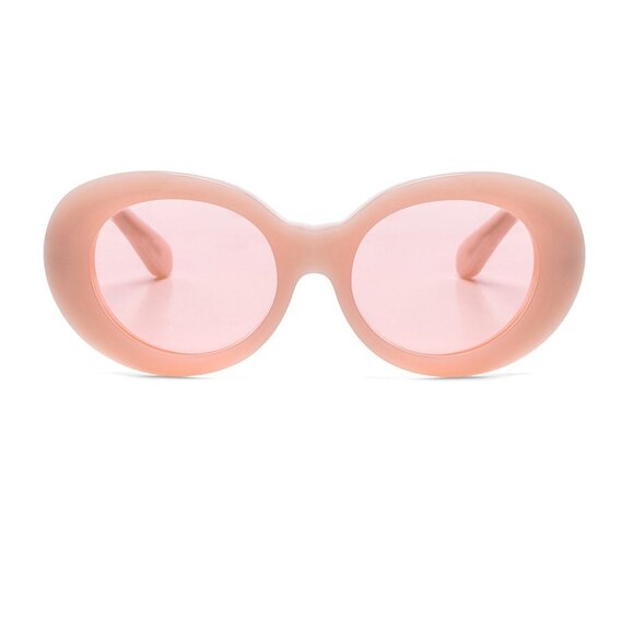 NEW AND RARE LAST PAIR OF ACNE STUDIOS PINK MUSTANG SUNGLASSES WITH PINK LENSES - Picture 2 of 15